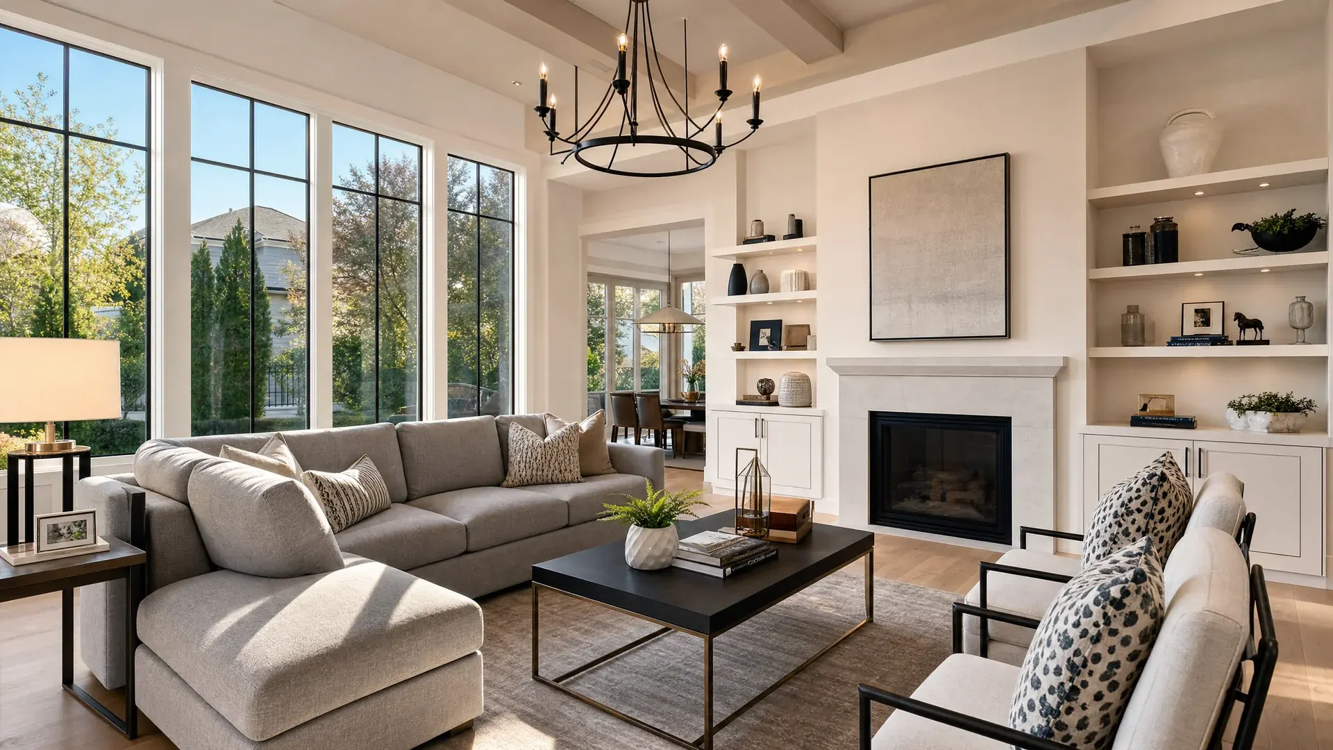 Modern luxury living room